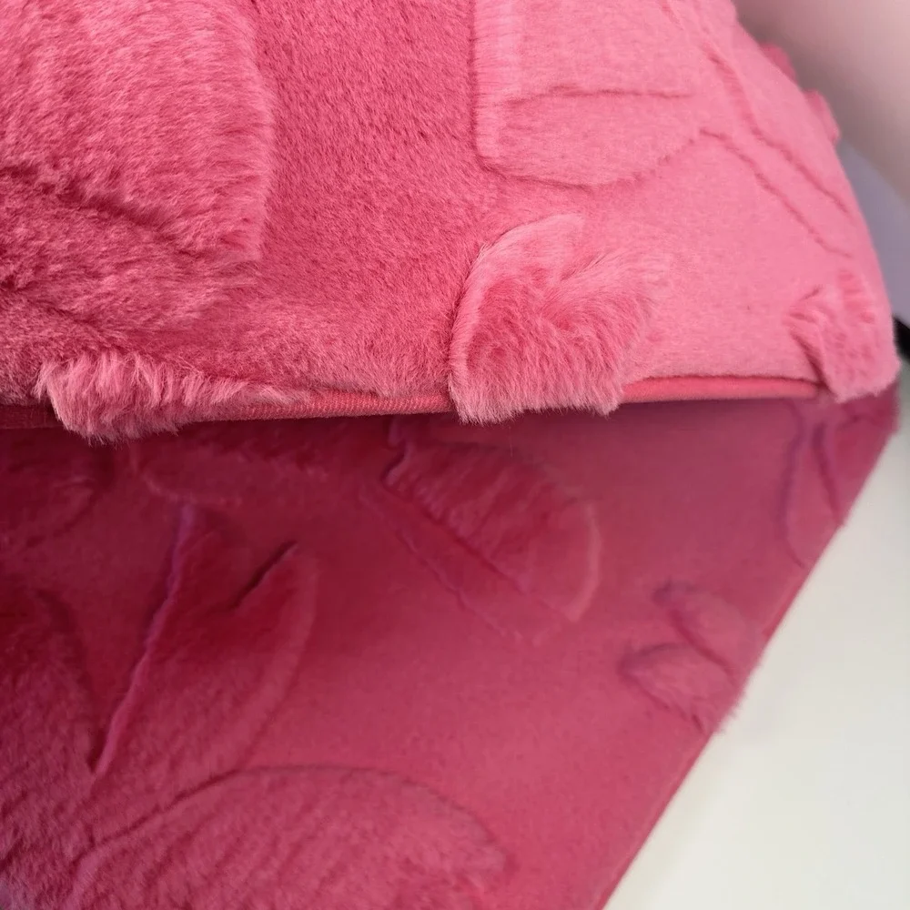 Juicy Couture Pink Bow Memory Foam Bath Rug Set 2 Pc Plush Soft 20x30